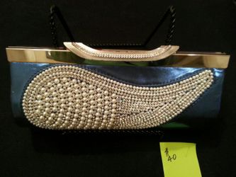 Blue Pearl Purse