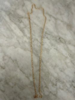 Gold Rope Chain Necklace 14k