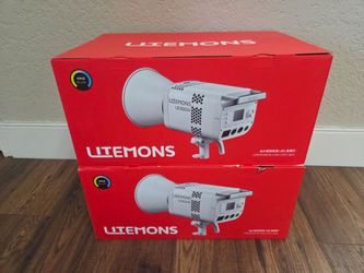2 of Brand New 
Godox Litemons LE200Bi Bi-Color LED Monolight (White) video lights