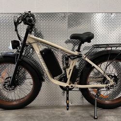 ✅ BRAND NEW - Full Suspension S1 Dual Motor(2x1000W=2000W Total) Electric Ebike, Mountain Bike (26x4.0) ⚡️🚀⚡️37 Mph Top Speed! (Black/Matte)