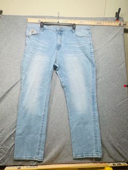 Light Wash Men's Denim Jeans