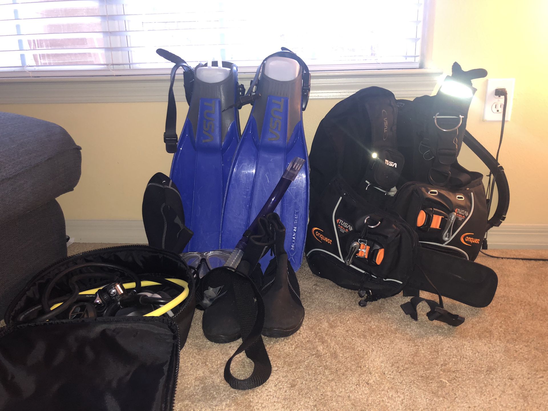 Complete TUSA Scuba Gear EVERYTHING YOU NEED