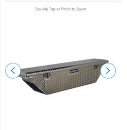 Kobalt 63-in x 14-in x 13-in Aluminum Aluminum Crossover Truck Tool Box