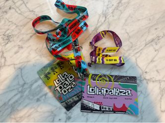 Lollapalooza 2026 GA 4 day tickets/passes