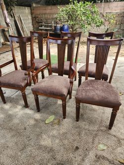 6 dining chairs
