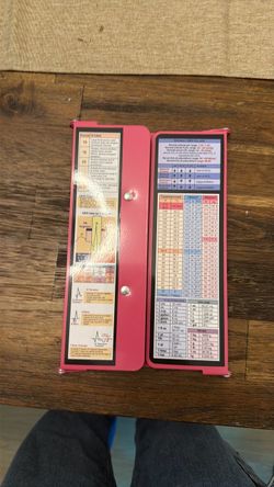 Foldable nurse clipboard (pink)