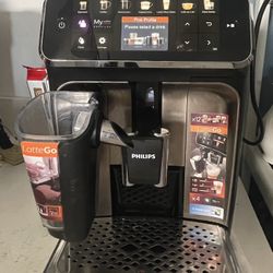 Philips 5400 Series Fully Automatic Espresso Machine -Latte Go