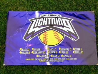 Team Banner 3ftx5ft High Quality Design All Weather