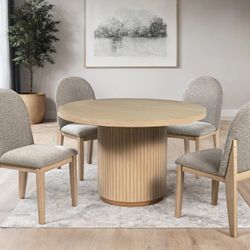 D400 Dining Table + 4 Chair Set **NEW ARRIVAL**
