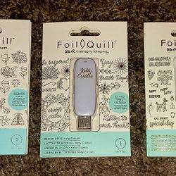 FOIL QUILL & CLEAR STAMPS ARTS N CRAFTS NEW