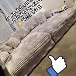 🙋‍♂️2pc Cuddler Sofa Couch 👉Furniture Sectional, Dining Table Sets, Queen Bedrooms Avail 