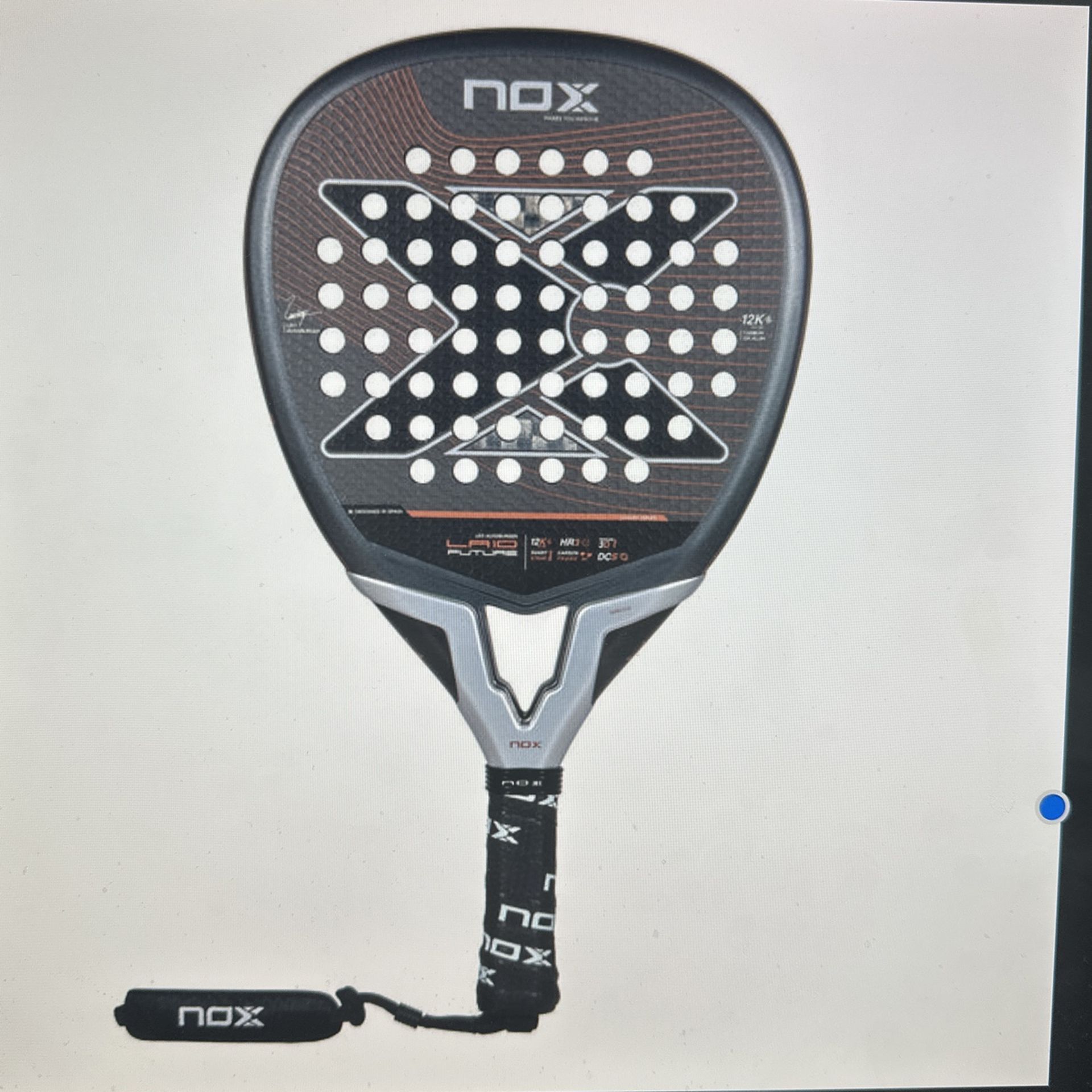 NOX LA10 RACKET BY LEO AUGSBURGER 2024