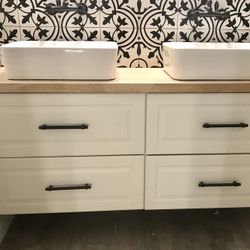 new in box Ikea Godmorgon 55in bathroom vanity