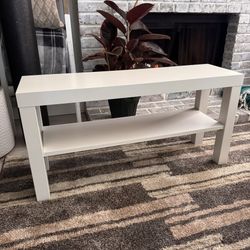 IKEA LACK Rack TV Stand - White 35.4 x 10.2 x 18 inches (90 x 26 x 45 cm) shoe shelf organizer