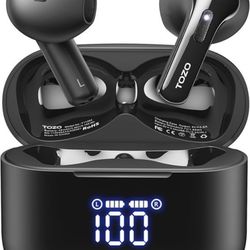 TOZO Tonal Fits(T21) Wireless Earbuds Bluetooth 5.3 Dual Mic Call Noise Cancel