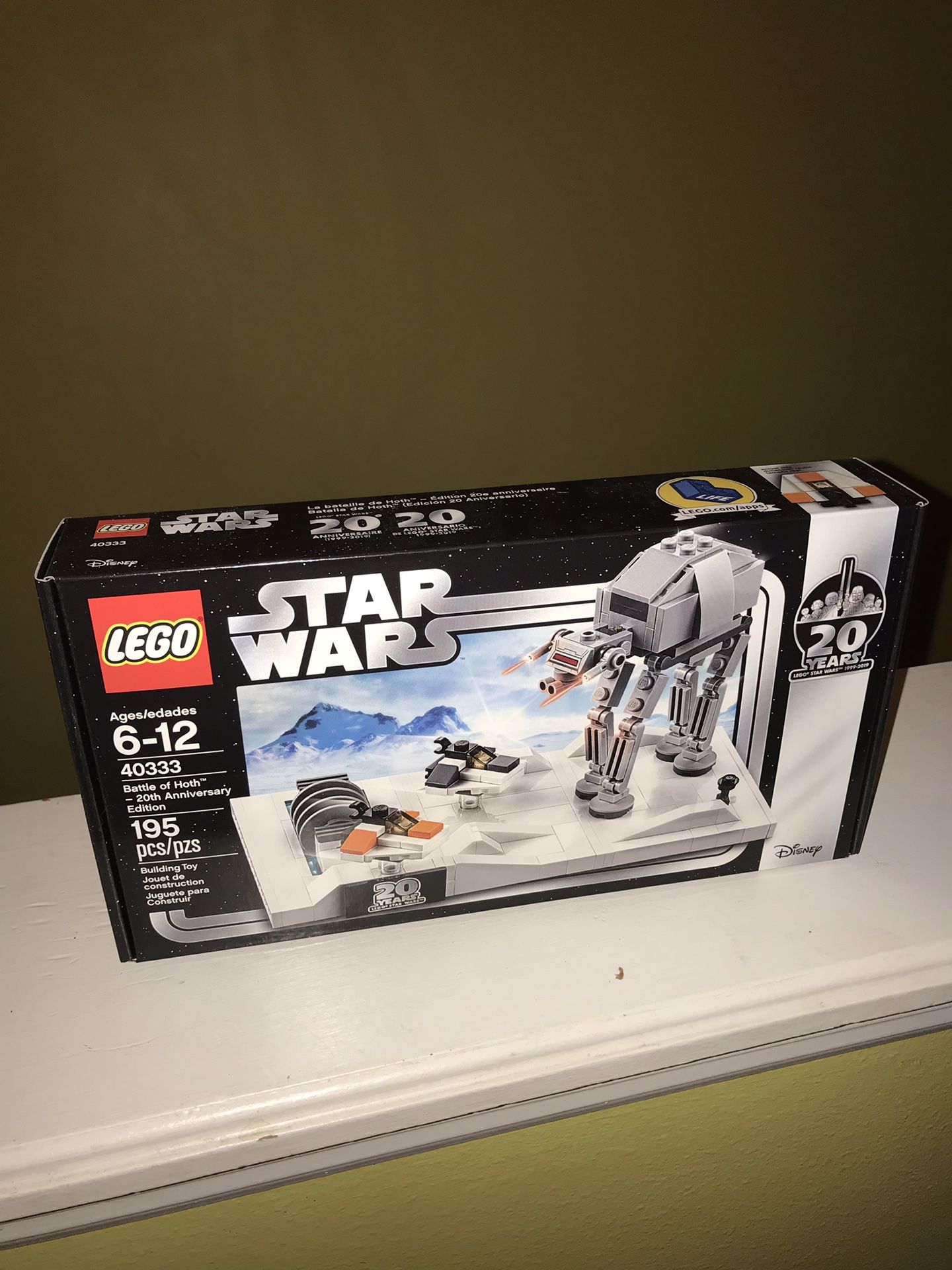 LEGO #40333 Star Wars Battle of Hoth - 20th Anniversary Edition (New/Sealed)