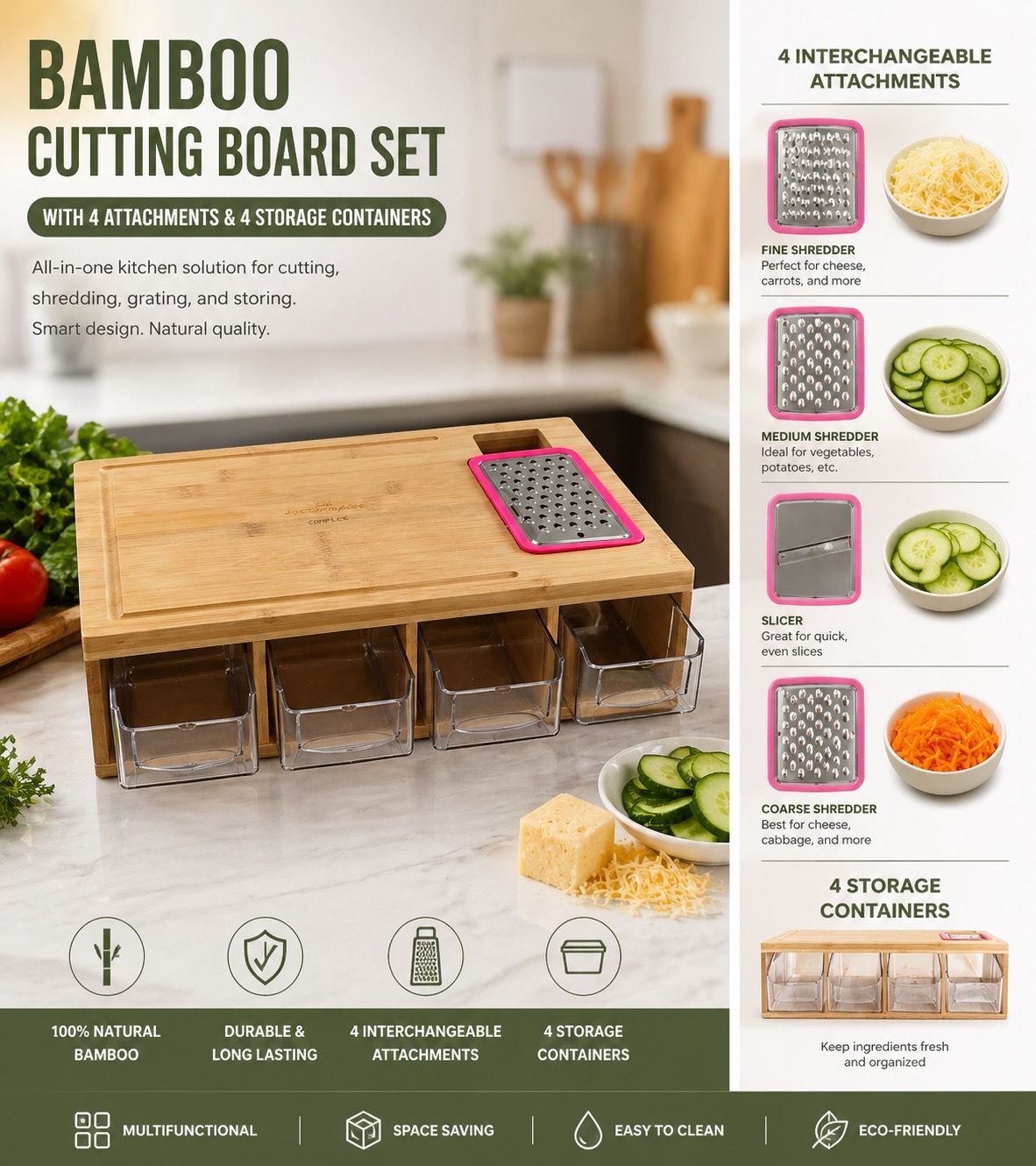 Bamboo cutting board