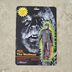 NECA Universal City Studio's Monsters Glow In The Dark The Wolfman NEW