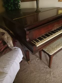 Baby grand piano