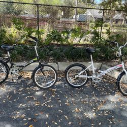 2 Folding Bikes