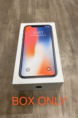 IPhone X box only.