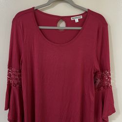 Roommates Unique Style Blouse Size L
