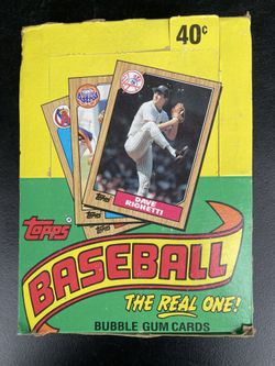 1987 Topps Baseball New Box