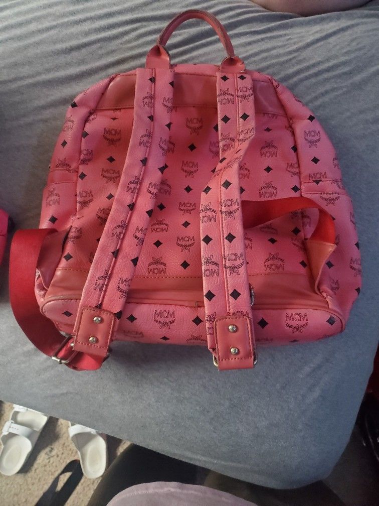 mcm bag pink