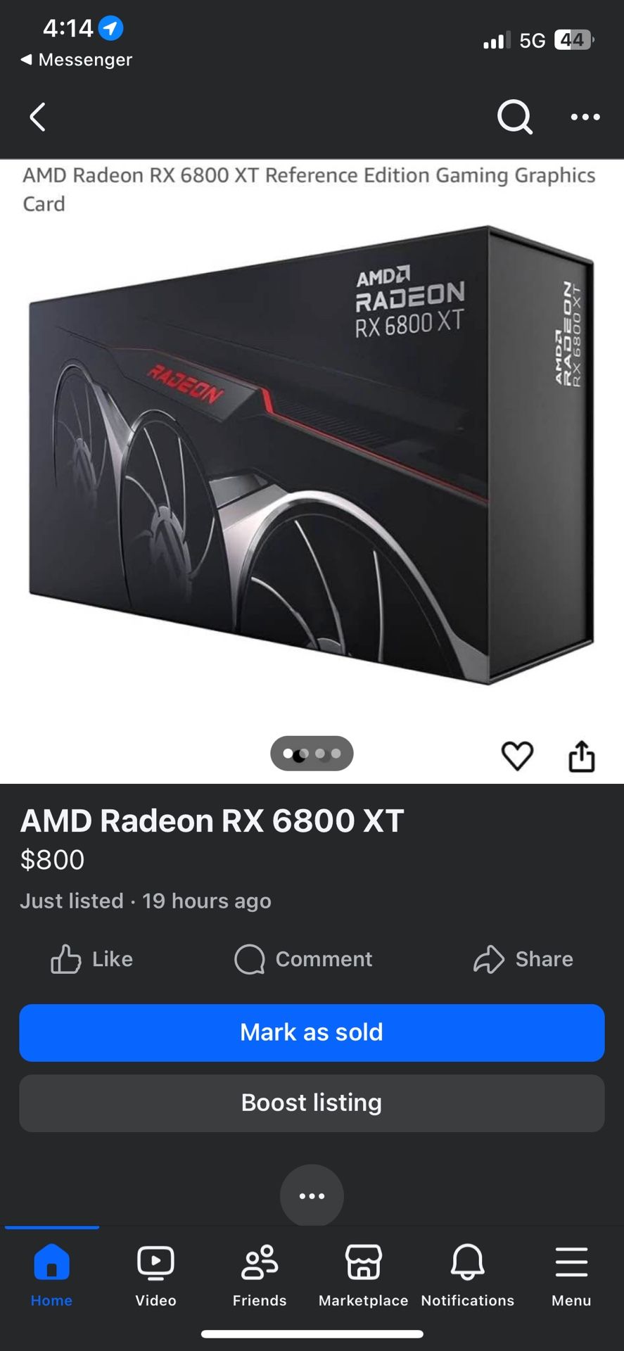 AMD Radeon Rx 6800 Xt