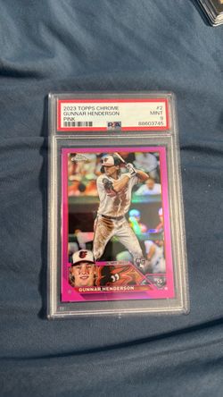 Gunnar Henderson rookie card chrome 2023