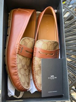 Coach Signature Penny Loafers