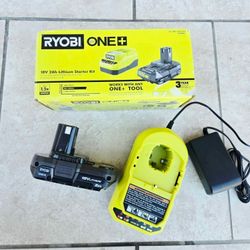 RYOBI 18V Battery 2Ah and Charger