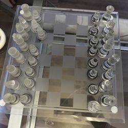 Glass Chess Set