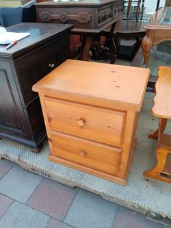 Pinewood Nightstand 2 drawer
 $100 OBO