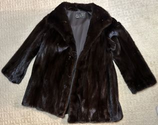 Women Dark Brown Mink & Sable Coat - A Timeless Investment