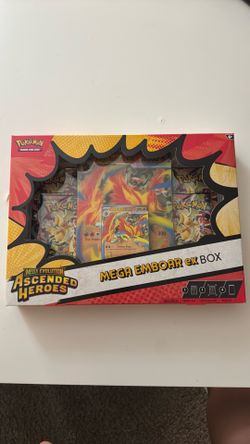 Pokemon TCG Ascended Heroes Mega Emboar Ex Box Sealed