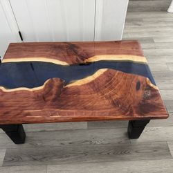 Custom built live edge River coffee Table