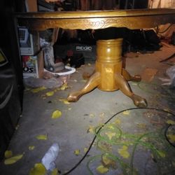 Claw Foot Kitchen Table 