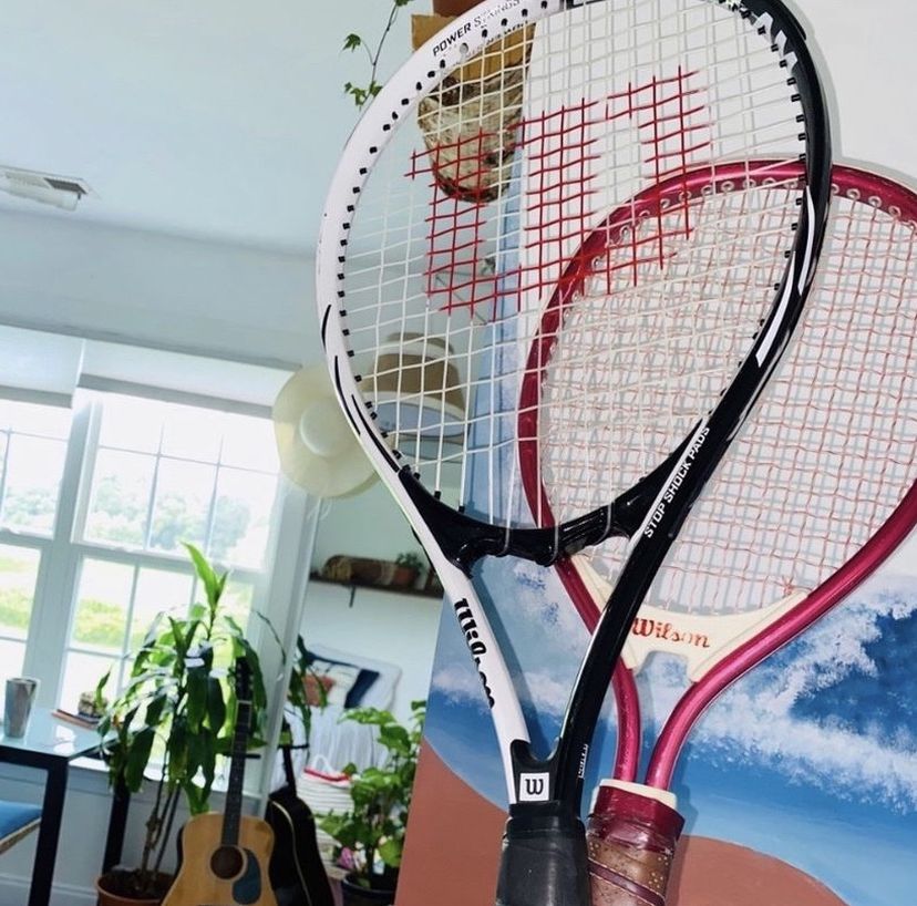 Set Of Two Professional Wilson Tennis Rackets