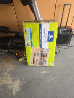 30 in Double Door Folding Crate for Dogs