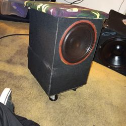 Camo Top Subwoofer And Tweet