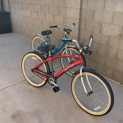 Aluminum beach cruisers