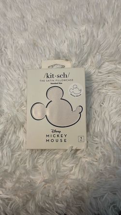 New Kitsch Disney Mickey Mouse Satin Pillowcase
