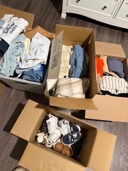 Baby boy clothes and shoes