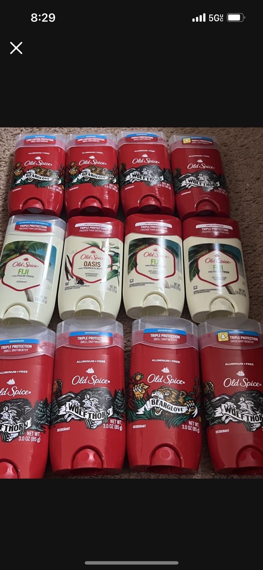 Old Spice Deodorant $2 Each