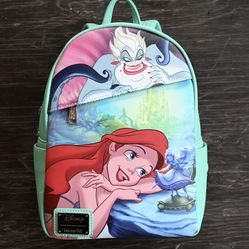 Disney Employee Center Cast Exclusive Little Mermaid Loungefly Backpack