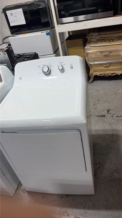 GE White Front-Load Dryer
