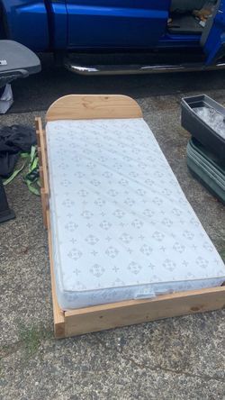 Toddler bed w/ mattress pick up. E.  Side. Tacoma