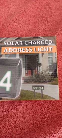 Solar Address Light .