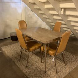 1960s Dining Table And Chairs